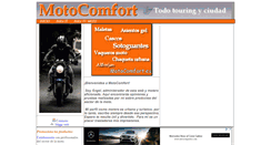 Desktop Screenshot of motocomfort.es